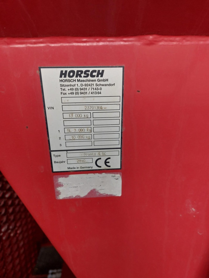 Sejalica Horsch Pronto 9DC: slika 10