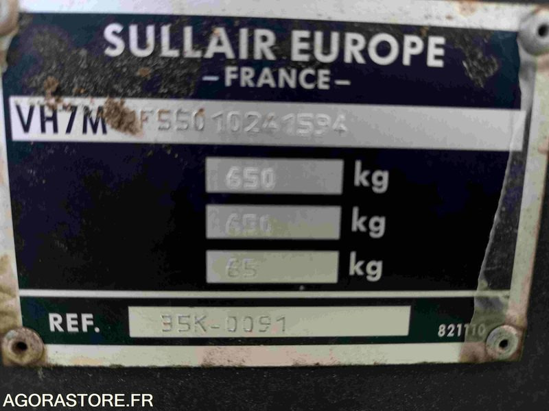 COMPRESSEUR DE CHANTIER S35 SULLAIR - 2001 - 197H -FONCTIONNEL VENDU DANS L ETAT - Kompresor za vazduh: slika 4 COMPRESSEUR DE CHANTIER S35 SULLAIR - 2001 - 197H -FONCTIONNEL VENDU DANS L ETAT - Kompresor za vazduh: slika 4