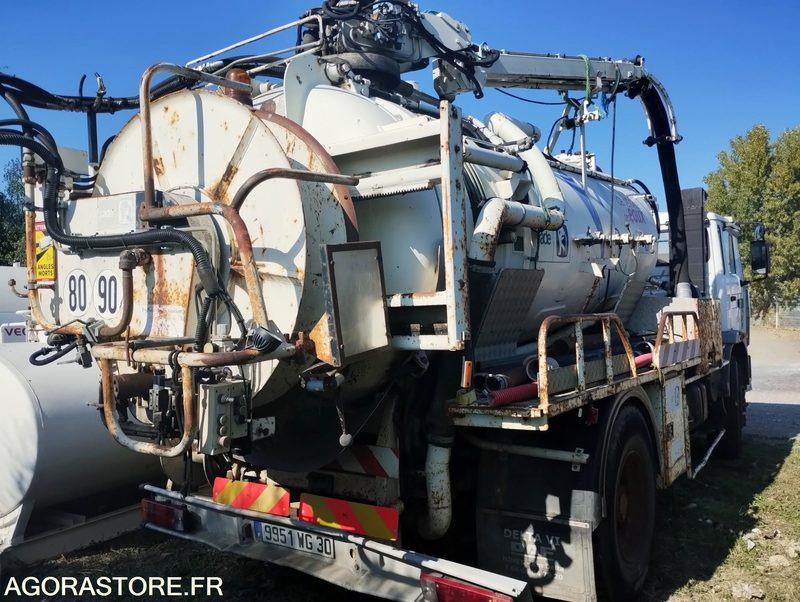 Camion 19t Hydrocureur Renault G300 Maxter – équipement Huwer - Vakuumska cisterna: slika 5 Camion 19t Hydrocureur Renault G300 Maxter – équipement Huwer - Vakuumska cisterna: slika 5