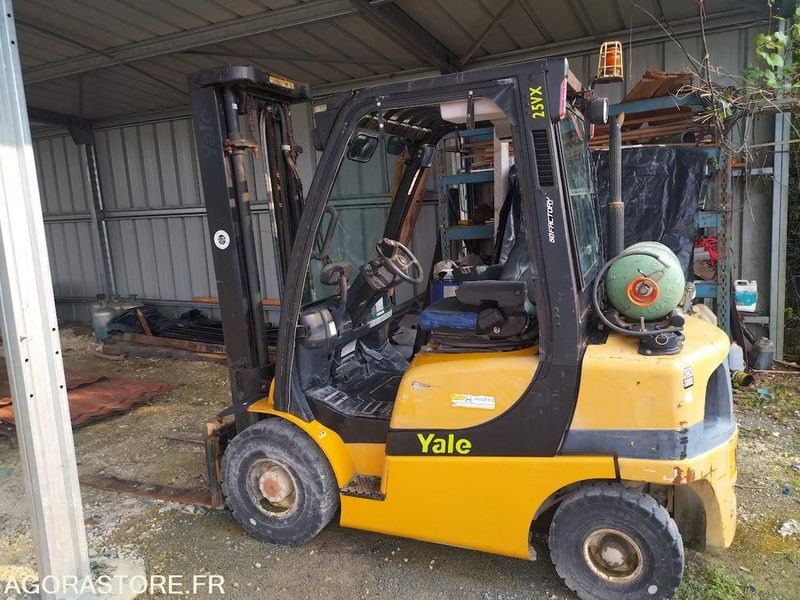 Chariot Élévateur YALE GLP25VX (2007) - En Panne - Gasni viljuškar: slika 1 Chariot Élévateur YALE GLP25VX (2007) - En Panne - Gasni viljuškar: slika 1
