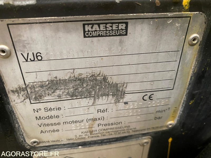 Compresseur KAESER M25 2008 TBE - Kompresor za vazduh: slika 2 Compresseur KAESER M25 2008 TBE - Kompresor za vazduh: slika 2