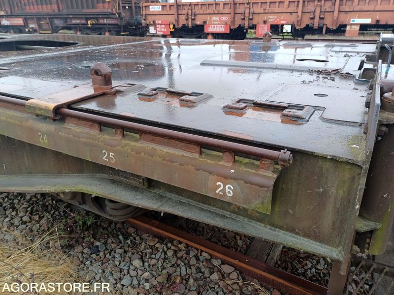 Wagon plat intermodal type Sggnss – modèle 6432B0-4, 72 pieds - 2003 (ref 1173) - Druga mašina: slika 4 Wagon plat intermodal type Sggnss – modèle 6432B0-4, 72 pieds - 2003 (ref 1173) - Druga mašina: slika 4