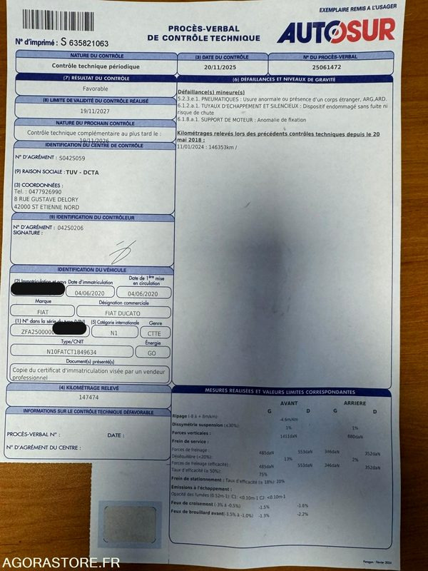 Furgon FIAT DUCATO 2.3 MULTIJET 140CH PACK PRO NAV L3 - 2020 - 147 000km: slika 10 Furgon FIAT DUCATO 2.3 MULTIJET 140CH PACK PRO NAV L3 - 2020 - 147 000km: slika 10