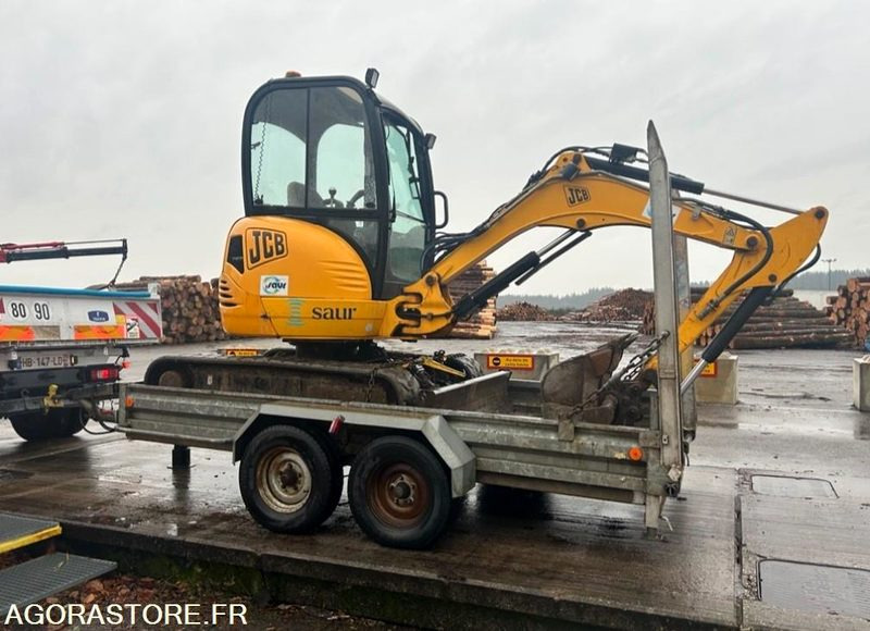 MINIPELLE JCB 2T8 4380H + REMORQUE 3T5 YSM + GODETS + BRH 240KG - Mini bager: slika 1 MINIPELLE JCB 2T8 4380H + REMORQUE 3T5 YSM + GODETS + BRH 240KG - Mini bager: slika 1