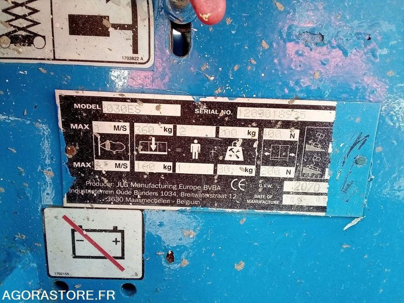 Nacelle electrique à ciseaux JLG 2030ES - Vazdušna platforma: slika 4 Nacelle electrique à ciseaux JLG 2030ES - Vazdušna platforma: slika 4