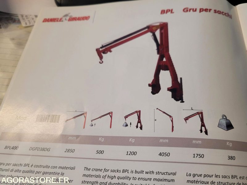 Lève sac - Poljoprivredna mašina: slika 3 Lève sac - Poljoprivredna mašina: slika 3