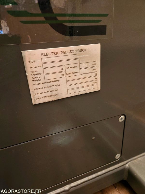 Transpalette électrique 1500kg - neuf - Kolica za palete: slika 2 Transpalette électrique 1500kg - neuf - Kolica za palete: slika 2