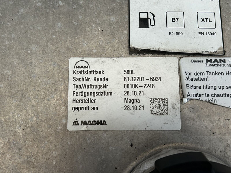 MAN 580L 700x700x1300 - Rezervoar za gorivo za Kamion: slika 4 MAN 580L 700x700x1300 - Rezervoar za gorivo za Kamion: slika 4