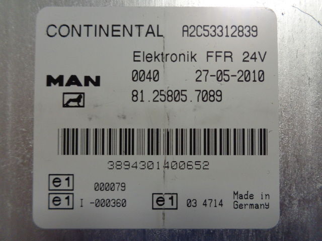 Upravljačka jedinica za Kamion MAN FFR 81258057107, 81258057003, 81258057005, 81258057007, 81258057: slika 11