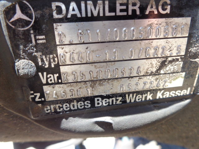 Mercedes-Benz differential R440 13A/22.5 - Suspenzija za Kamion: slika 3 Mercedes-Benz differential R440 13A/22.5 - Suspenzija za Kamion: slika 3