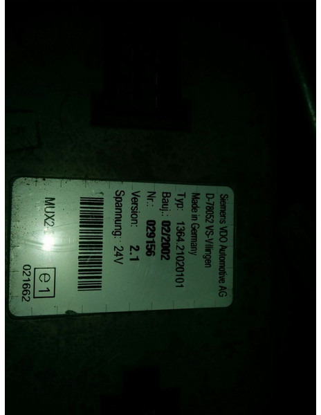 Neoplan MUX2-B - Upravljačka jedinica: slika 4 Neoplan MUX2-B - Upravljačka jedinica: slika 4