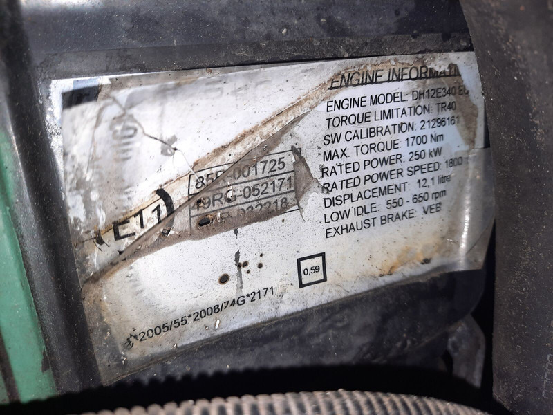 Volvo DH12E340EC06 . DH12D 340. - Motor: slika 3 Volvo DH12E340EC06 . DH12D 340. - Motor: slika 3