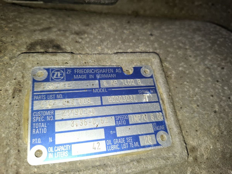 ZF 6070-054-023 - Menjač: slika 5 ZF 6070-054-023 - Menjač: slika 5