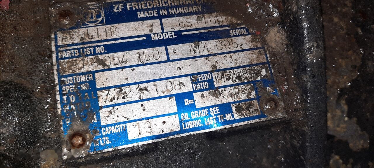 ZF 6S1600 IVECO MAN - Menjač za Autobus: slika 5 ZF 6S1600 IVECO MAN - Menjač za Autobus: slika 5
