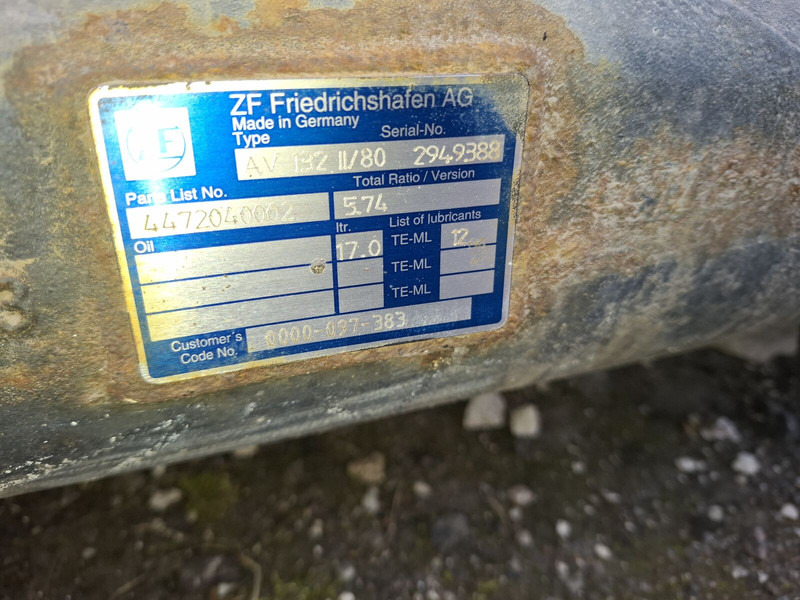 ZF Eaton Неоплан 660.4.22 Мерседес 407. Citara-2.84 DAF-1339G.2.93 - Zadnja osovina: slika 2 ZF Eaton Неоплан 660.4.22 Мерседес 407. Citara-2.84 DAF-1339G.2.93 - Zadnja osovina: slika 2