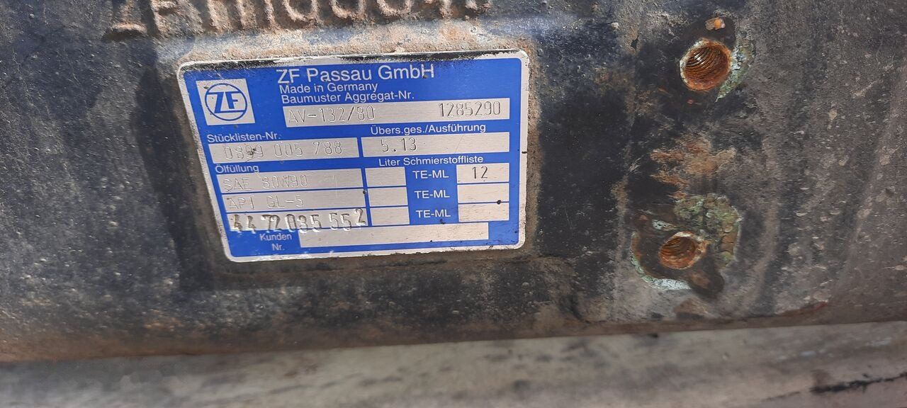 ZF Eaton Neoplan 660.4.22 Mersedes 407. Citara-2.84 DAF-1339G.2.93 Scania - Zadnja osovina za Autobus: slika 1 ZF Eaton Neoplan 660.4.22 Mersedes 407. Citara-2.84 DAF-1339G.2.93 Scania - Zadnja osovina za Autobus: slika 1