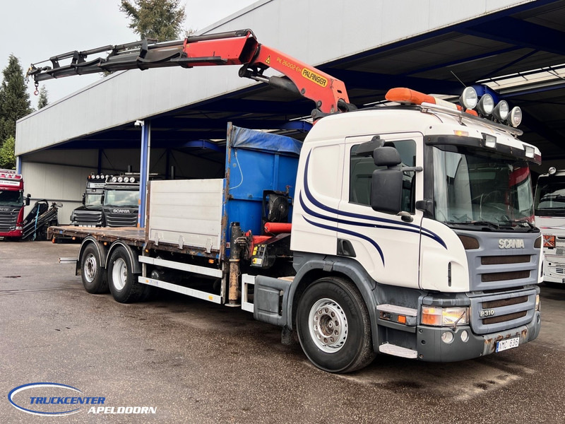Scania P310 Palfinger PK26002 (2013!), Manuel, Steering axle - Kamion sa tovarnim sandukom, Kamion sa dizalicom: slika 1 Scania P310 Palfinger PK26002 (2013!), Manuel, Steering axle - Kamion sa tovarnim sandukom, Kamion sa dizalicom: slika 1