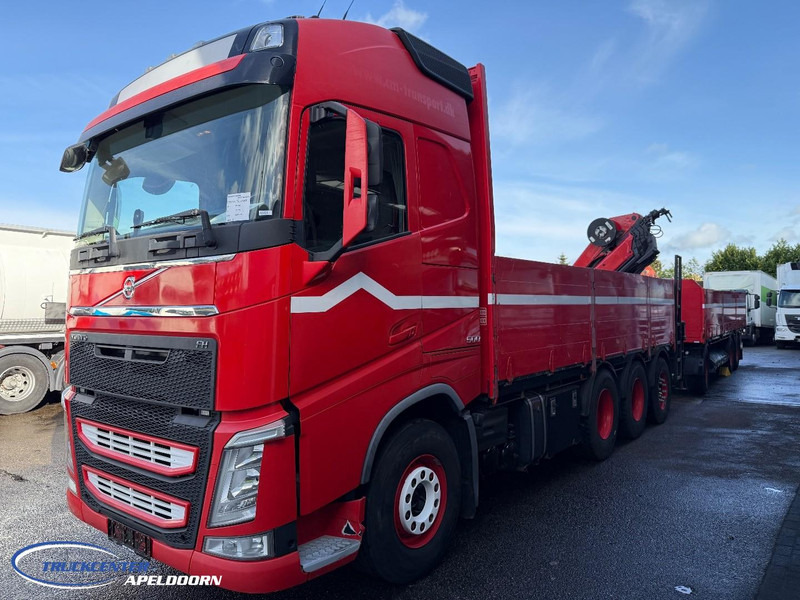 Volvo FH 500 8x4, HMF 2120 K4 + Rotator, + Krone trailer - Kamion sa tovarnim sandukom, Kamion sa dizalicom: slika 3 Volvo FH 500 8x4, HMF 2120 K4 + Rotator, + Krone trailer - Kamion sa tovarnim sandukom, Kamion sa dizalicom: slika 3