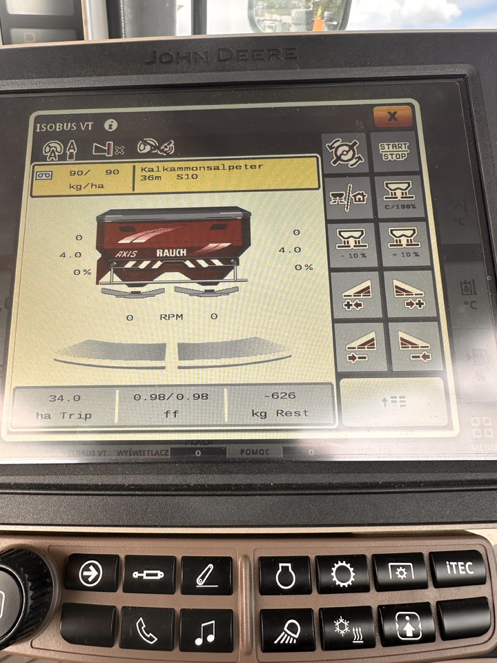 RAUCH AXIS-H 50.2 EMC+W VariSpread Dynamic GPS CCI 1200 IsoBus RAUCH AXIS-H 50.2 EMC+W VariSpread Dynamic GPS CCI 1200 IsoBus: slika 10
