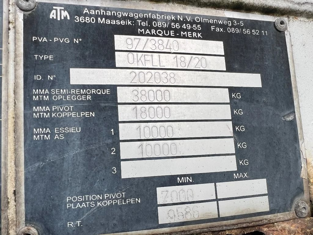 Plato poluprikolica ATM 2 AS + HIAB 300-4 + WINCH: slika 10