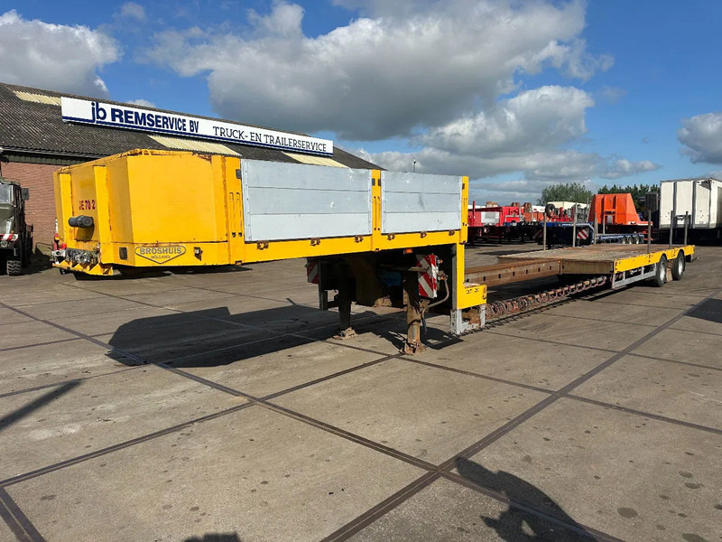 Broshuis 21N58A, 2 AXLE LAST AXLE STEERING, EXTENDABLE - Niska poluprikolica za prevoz: slika 1 Broshuis 21N58A, 2 AXLE LAST AXLE STEERING, EXTENDABLE - Niska poluprikolica za prevoz: slika 1