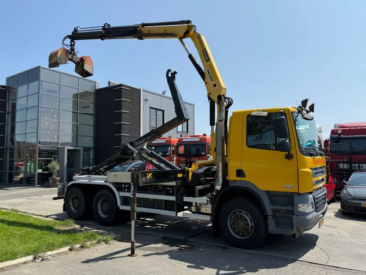 DAF CF 85.410 6X4 - EURO 5 + PALFINGER PK15500 + REM - Kamion sa hidrauličnom kukom, Kamion sa dizalicom: slika 2 DAF CF 85.410 6X4 - EURO 5 + PALFINGER PK15500 + REM - Kamion sa hidrauličnom kukom, Kamion sa dizalicom: slika 2