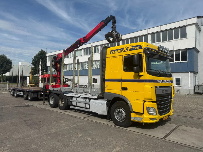 DAF XF 510 6X4 EURO 6 PALFINGER Q150Z + GRIJPER + KELBERG HANGER INTARDER - Kamion sa tovarnim sandukom, Kamion sa dizalicom: slika 3 DAF XF 510 6X4 EURO 6 PALFINGER Q150Z + GRIJPER + KELBERG HANGER INTARDER - Kamion sa tovarnim sandukom, Kamion sa dizalicom: slika 3