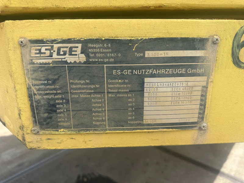 Niska poluprikolica za prevoz ES-GE 3 SOU-1N, LAST AXLE STEERING, 4 M EXTENDABLE , HYDRAULICS RAMPS: slika 19 Niska poluprikolica za prevoz ES-GE 3 SOU-1N, LAST AXLE STEERING, 4 M EXTENDABLE , HYDRAULICS RAMPS: slika 19