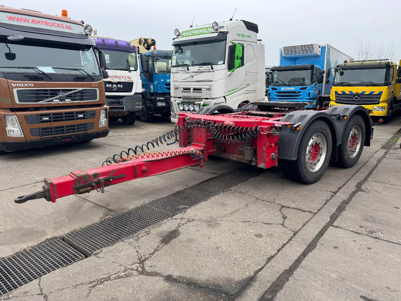 Krone ZZ 2X SAF AXLE UITSCHUIFBARE AANSLUITING - Prikolica dolly: slika 1 Krone ZZ 2X SAF AXLE UITSCHUIFBARE AANSLUITING - Prikolica dolly: slika 1