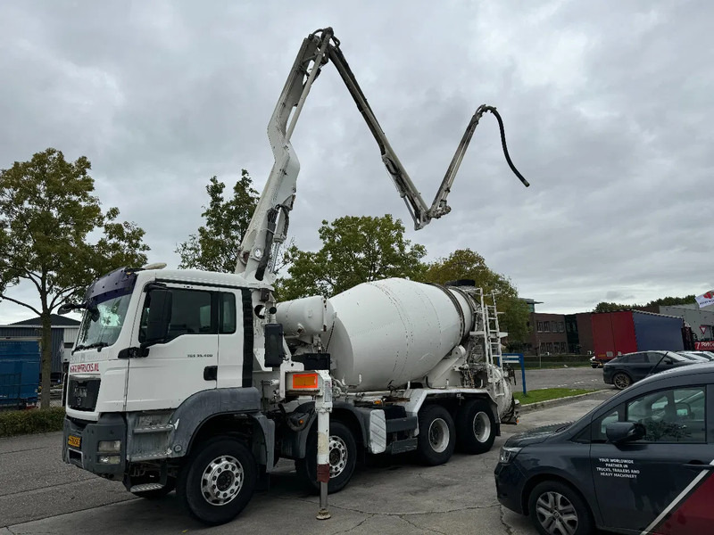 MAN TGS 35.400 8X4 PUTZMEISTER PUMP 21-3 + LIEBHERR MIXER - Auto pumpa za beton: slika 2 MAN TGS 35.400 8X4 PUTZMEISTER PUMP 21-3 + LIEBHERR MIXER - Auto pumpa za beton: slika 2