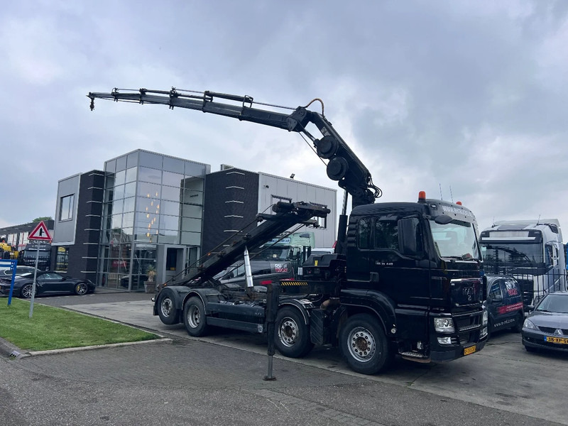 MAN TGS 35.440 8X2-4 + HIAB 220C-5 REMOTE + CABLE LIFT AUTOMATIC - Kamion sa kablovskim sistemom, Kamion sa dizalicom: slika 4 MAN TGS 35.440 8X2-4 + HIAB 220C-5 REMOTE + CABLE LIFT AUTOMATIC - Kamion sa kablovskim sistemom, Kamion sa dizalicom: slika 4