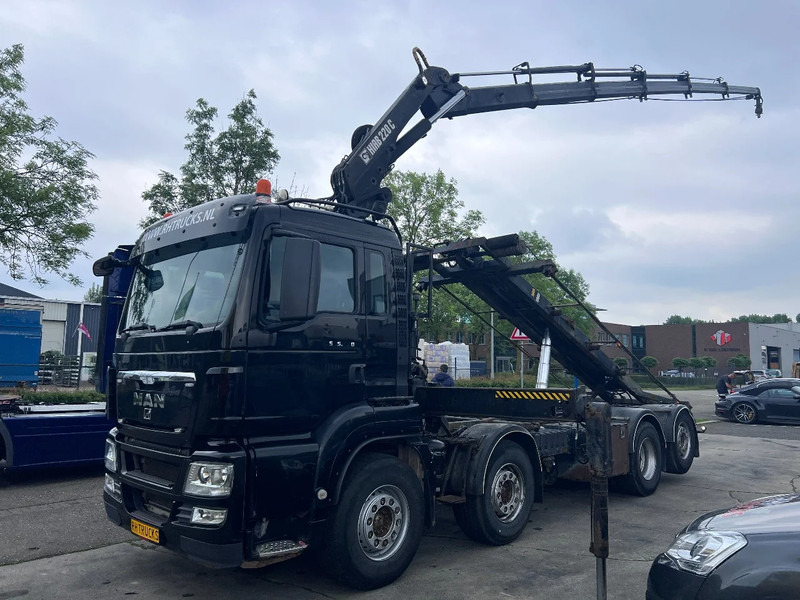 MAN TGS 35.440 8X2-4 + HIAB 220C-5 REMOTE + CABLE LIFT AUTOMATIC - Kamion sa kablovskim sistemom, Kamion sa dizalicom: slika 1 MAN TGS 35.440 8X2-4 + HIAB 220C-5 REMOTE + CABLE LIFT AUTOMATIC - Kamion sa kablovskim sistemom, Kamion sa dizalicom: slika 1