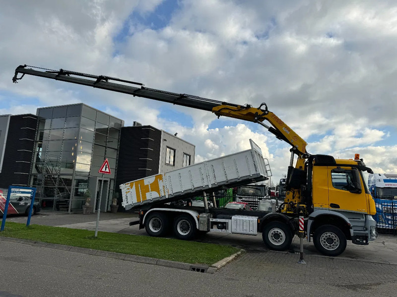 Mercedes-Benz Arocs 4448 8X4 + EURO 6 + FASSI F315 + REMOTE + KIPPER + STEERING AXLE - Istovarivač, Kamion sa dizalicom: slika 3 Mercedes-Benz Arocs 4448 8X4 + EURO 6 + FASSI F315 + REMOTE + KIPPER + STEERING AXLE - Istovarivač, Kamion sa dizalicom: slika 3