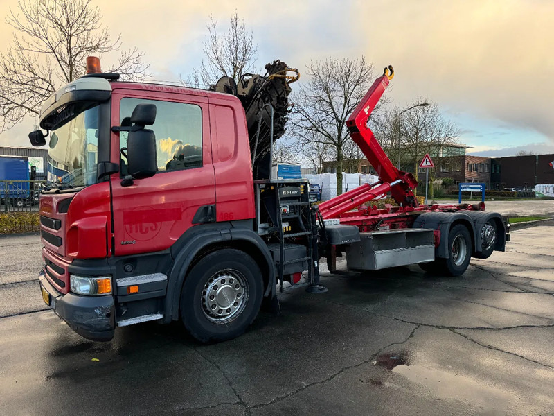 Kamion sa hidrauličnom kukom, Kamion sa dizalicom Scania P320 6X2 - EURO 6 + HIAB XS 144 HIPRO + REMOTE + HIAB HOOK + RETARDER: slika 10