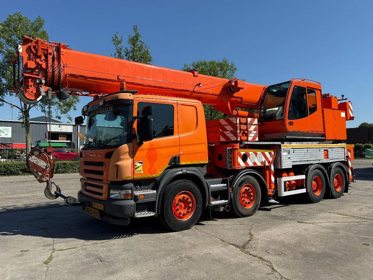 Scania P380 8X4 + FAUN HK40 + FLYJIB + BALLASTBL. 6,9 T - Kamion sa dizalicom: slika 3 Scania P380 8X4 + FAUN HK40 + FLYJIB + BALLASTBL. 6,9 T - Kamion sa dizalicom: slika 3