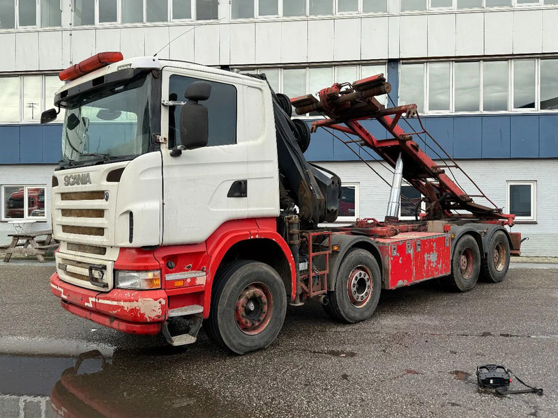 Scania R500 V8 8X4 + HIAB 220-5 + REMOTE + CABLELIFT - FULL STEEL SUSP. MANUAL GEAR. BIG AXLES - Kamion sa dizalicom: slika 4 Scania R500 V8 8X4 + HIAB 220-5 + REMOTE + CABLELIFT - FULL STEEL SUSP. MANUAL GEAR. BIG AXLES - Kamion sa dizalicom: slika 4