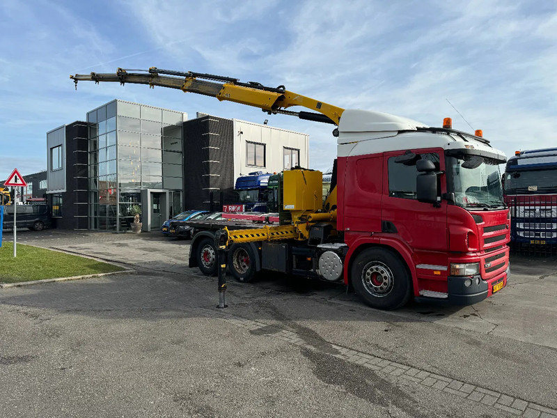 Scania P380 6X2 HIAB 288 + REMOTE CONTROL + PLATEAU - Tegljač: slika 1 Scania P380 6X2 HIAB 288 + REMOTE CONTROL + PLATEAU - Tegljač: slika 1