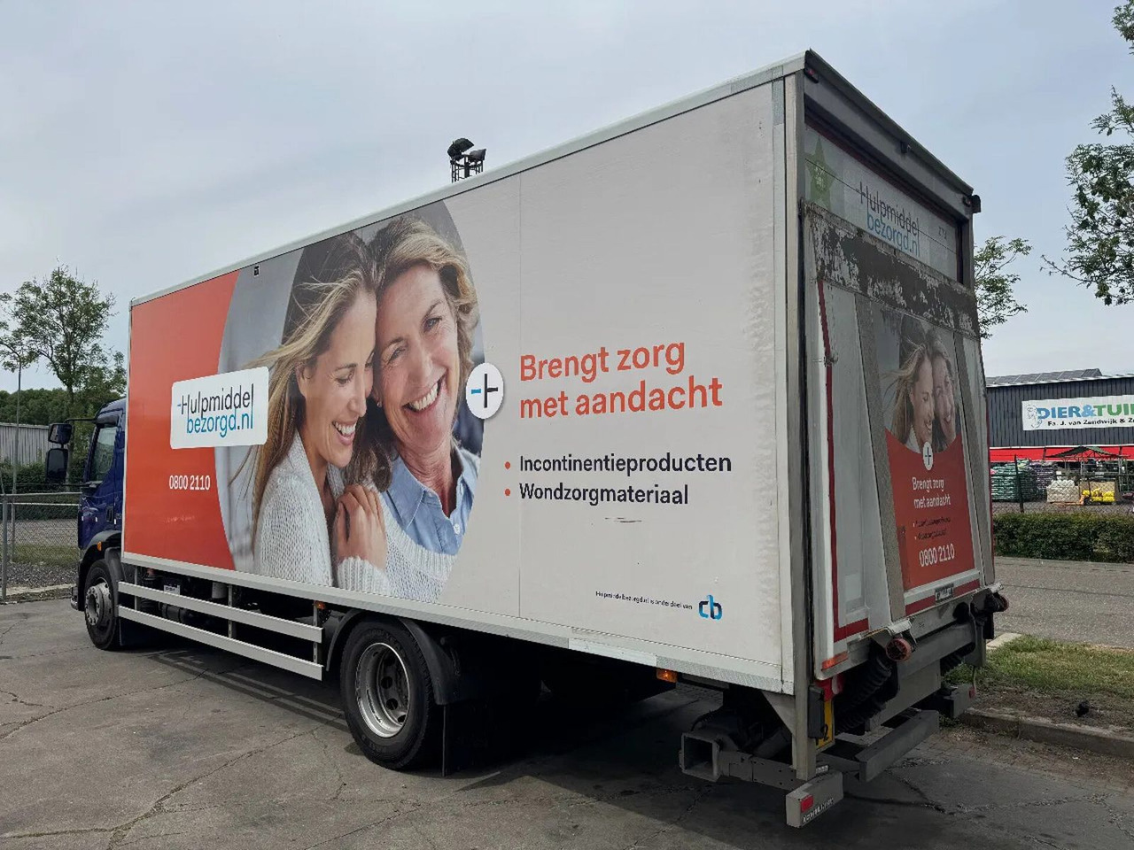 Kamion sa zatvorenim sandukom Volvo FL 250 4X2 EURO 6 DHOLLANDIA LIFT + CARGOLOCK TÜ: slika 7