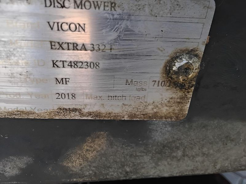 Vicon Maaicombinatie: Frontmaaier 332 F / Achtermaaier 340 Extra express - Kosačica: slika 5 Vicon Maaicombinatie: Frontmaaier 332 F / Achtermaaier 340 Extra express - Kosačica: slika 5