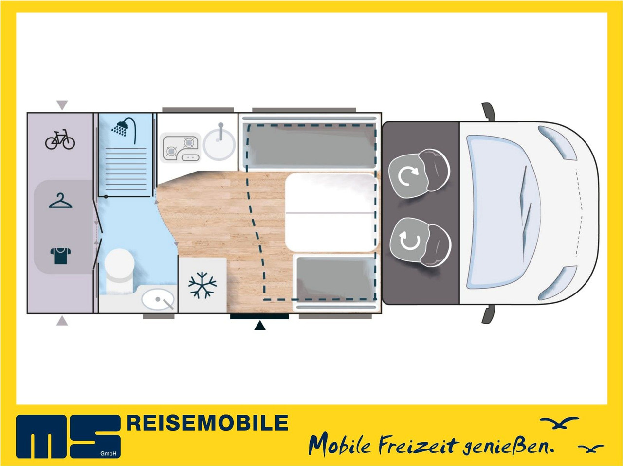 Chausson 650 TITANIUM / -2026- / 165PS-8G. / AHK/ HUBBETT - Poluintegrisani kamper: slika 2 Chausson 650 TITANIUM / -2026- / 165PS-8G. / AHK/ HUBBETT - Poluintegrisani kamper: slika 2