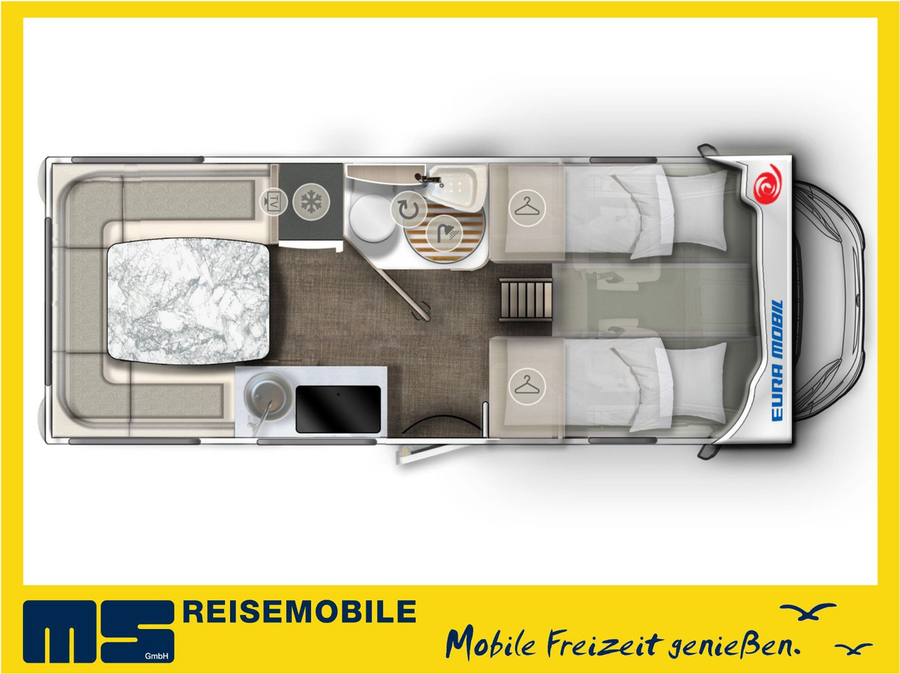 Eura Mobil ACTIVA ONE 650 HS /MODELL 2025/ HECKSITZGRUPPE - Alkoven kamper: slika 2 Eura Mobil ACTIVA ONE 650 HS /MODELL 2025/ HECKSITZGRUPPE - Alkoven kamper: slika 2