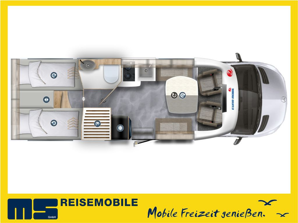 Eura Mobil PROFILA T 726 EF /-2024-/ MONDIAL-PLUS & S-PAKET - Poluintegrisani kamper: slika 2 Eura Mobil PROFILA T 726 EF /-2024-/ MONDIAL-PLUS & S-PAKET - Poluintegrisani kamper: slika 2