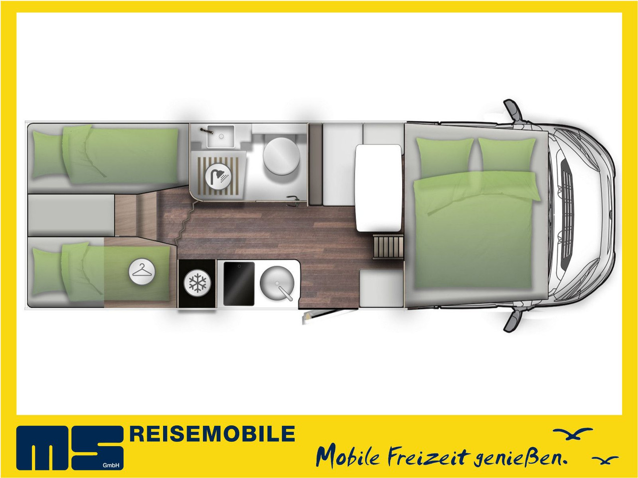 Forster A 699 EB / -MODELL 2025- / 140 PS / EINZELBETTEN - Alkoven kamper: slika 2 Forster A 699 EB / -MODELL 2025- / 140 PS / EINZELBETTEN - Alkoven kamper: slika 2