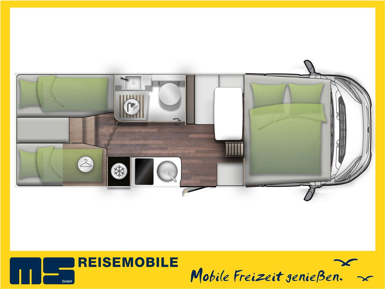 Forster A 699 EB / -MODELL 2025- / 140 PS / EINZELBETTEN - Alkoven kamper: slika 2 Forster A 699 EB / -MODELL 2025- / 140 PS / EINZELBETTEN - Alkoven kamper: slika 2