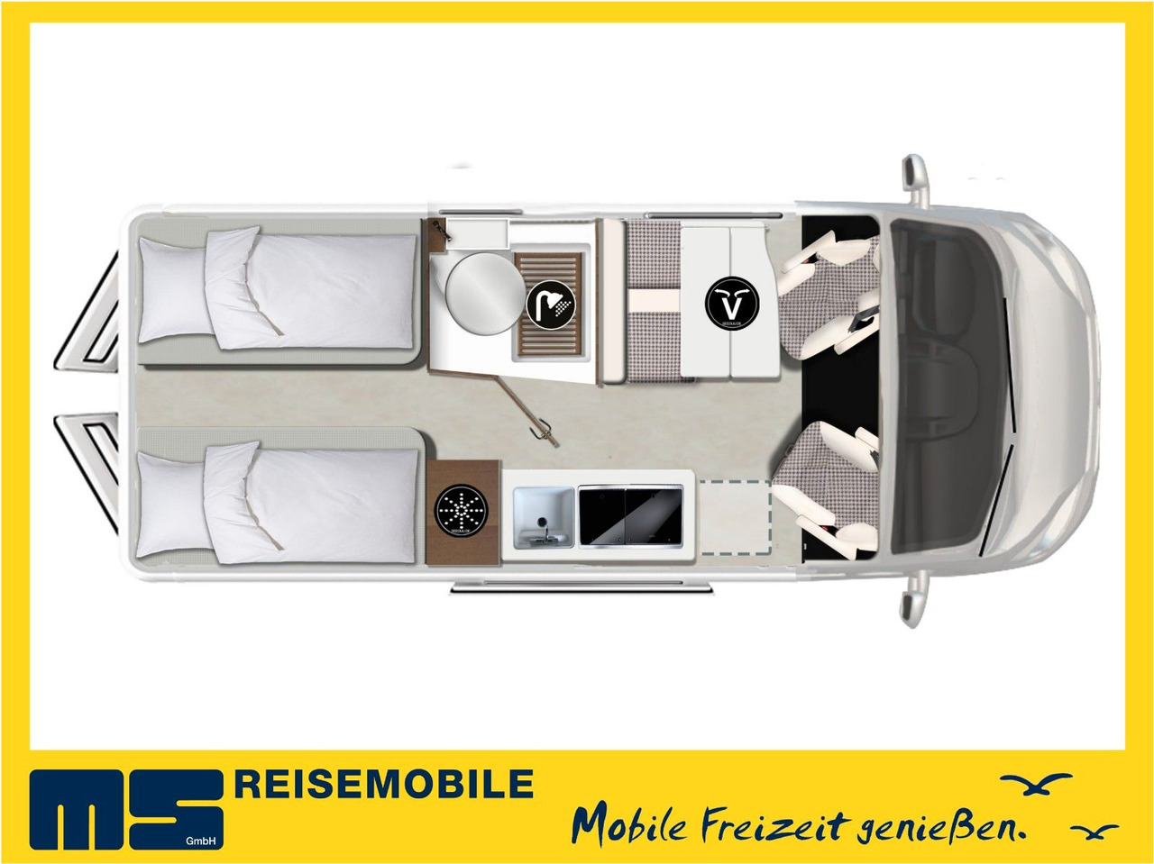 Karmann DAVIS 620 LIFESTYLE/-MODELL 2026- / EINZELBETTEN - Kamp kombi: slika 1 Karmann DAVIS 620 LIFESTYLE/-MODELL 2026- / EINZELBETTEN - Kamp kombi: slika 1