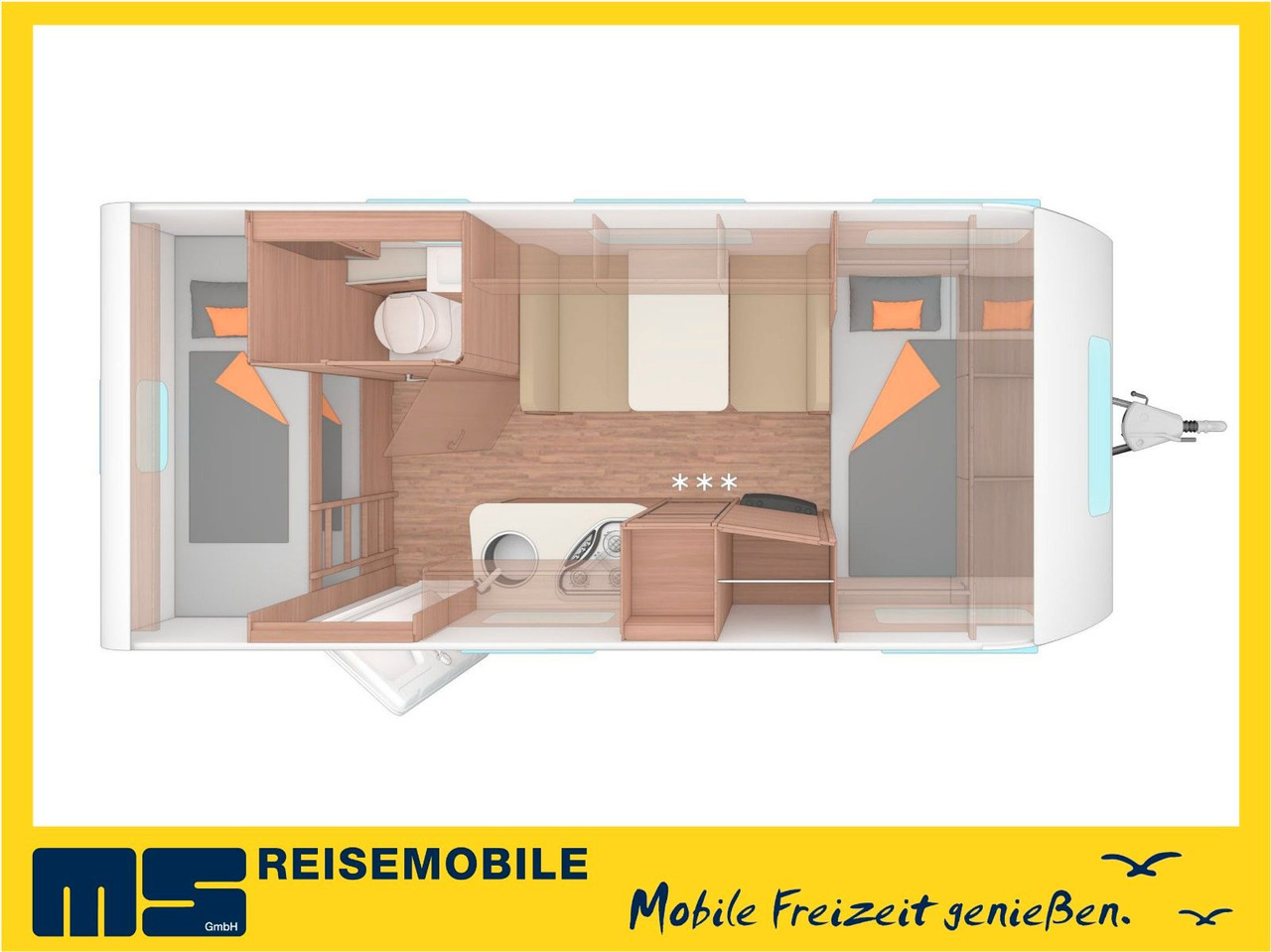 Weinsberg CARAONE 480 QDK / - 2026 - / ETAGENBETTEN - Kamp prikolica: slika 2 Weinsberg CARAONE 480 QDK / - 2026 - / ETAGENBETTEN - Kamp prikolica: slika 2