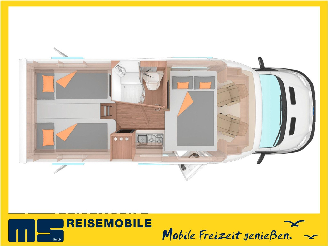 Weinsberg CARASUITE 650 MEG/155-DSG/EINZELBETTEN & HUBBETT - Poluintegrisani kamper: slika 2 Weinsberg CARASUITE 650 MEG/155-DSG/EINZELBETTEN & HUBBETT - Poluintegrisani kamper: slika 2