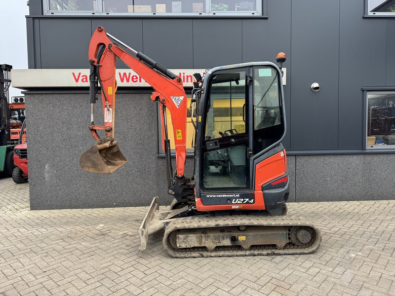 Kubota U27-4 minigraver/graafmachine rups 1 bak 2016 Diesel - Mini bager: slika 2 Kubota U27-4 minigraver/graafmachine rups 1 bak 2016 Diesel - Mini bager: slika 2