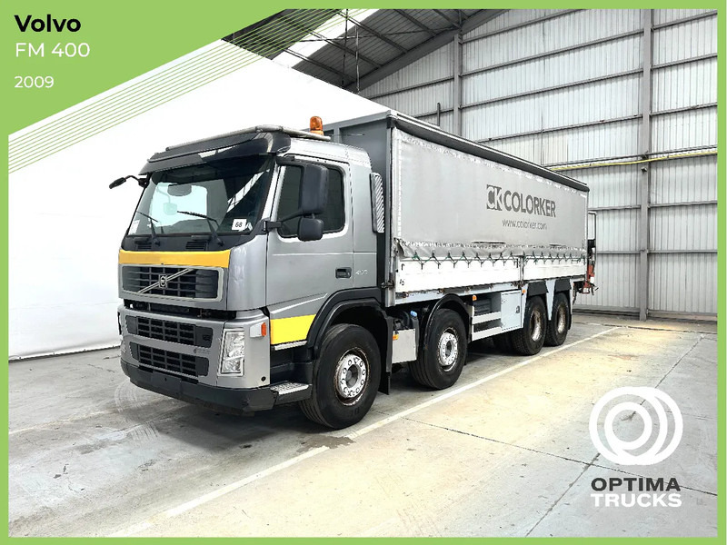 Volvo FM 400 8x4 with MANITOU 3D Lift - Kamion sa ceradom, Kamion sa dizalicom: slika 1 Volvo FM 400 8x4 with MANITOU 3D Lift - Kamion sa ceradom, Kamion sa dizalicom: slika 1
