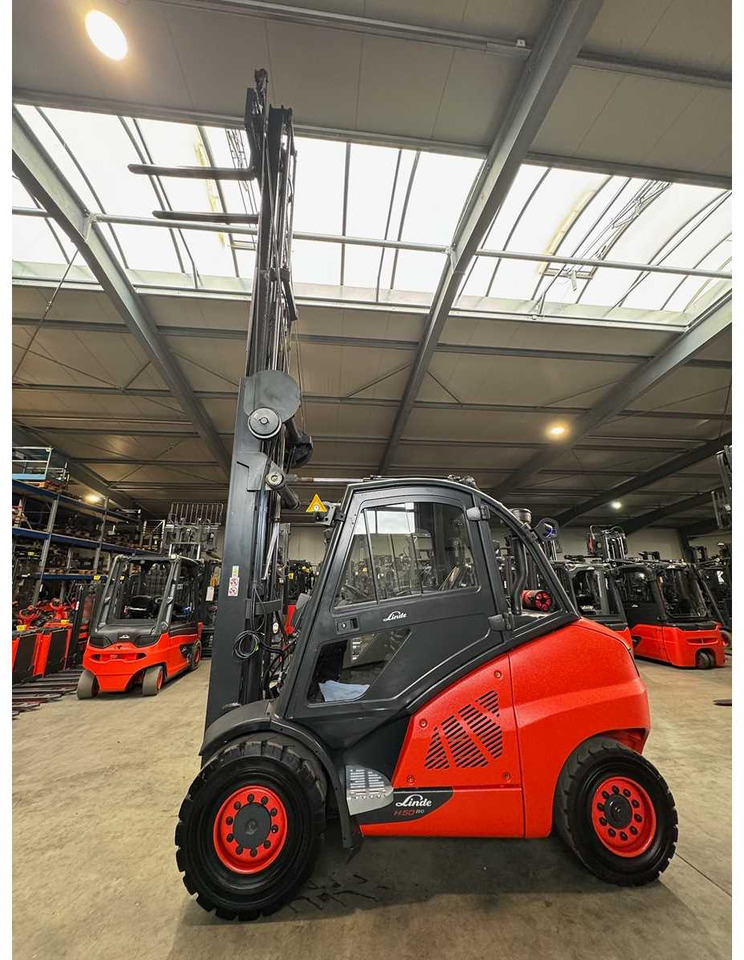 2015 SERVICE + UVV 10/2026 LINDE H50D TRIPLEX 666CM 3RD+4TH+5TH VALVE CAB DIESEL FORKLIFT - Viljuškar: slika 3 2015 SERVICE + UVV 10/2026 LINDE H50D TRIPLEX 666CM 3RD+4TH+5TH VALVE CAB DIESEL FORKLIFT - Viljuškar: slika 3